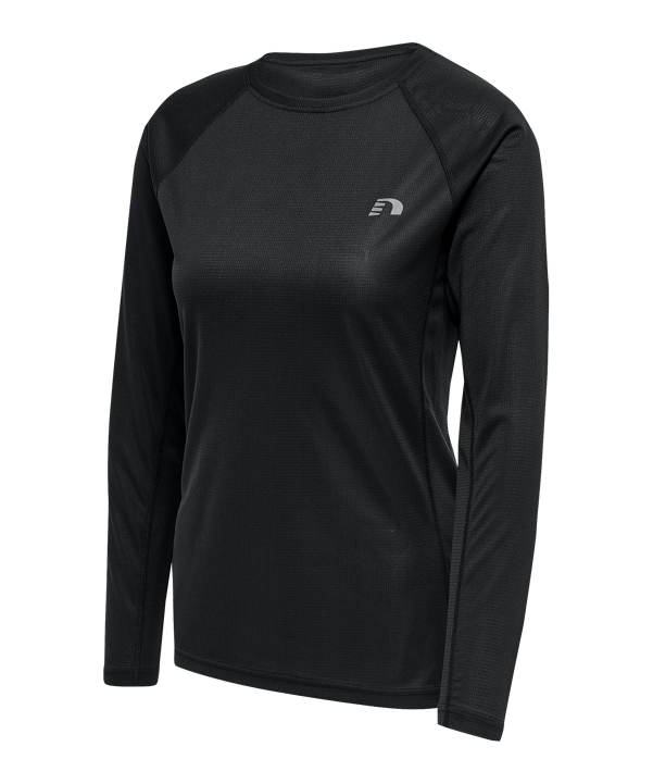 Newline Core Shirt langarm Running Damen F2001 - schwarz