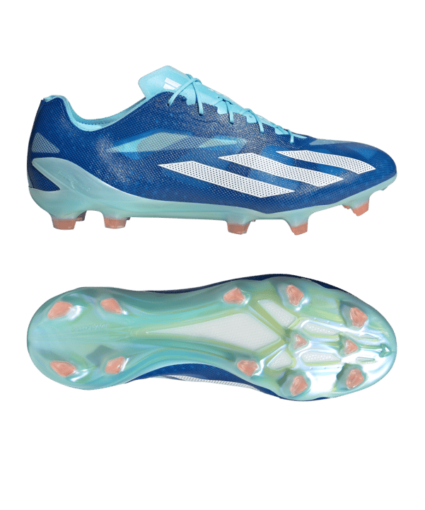 adidas X Crazyfast+ FG Marinerush Blau Weiss Orange - blau