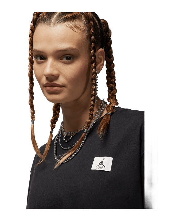 Jordan Essential Boxy T-Shirt Damen Schwarz F010 - schwarz