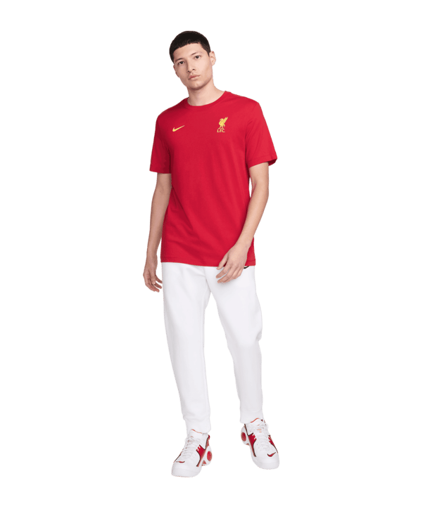 Nike FC Liverpool Club Essentials T-Shirt Rot F687 - rot