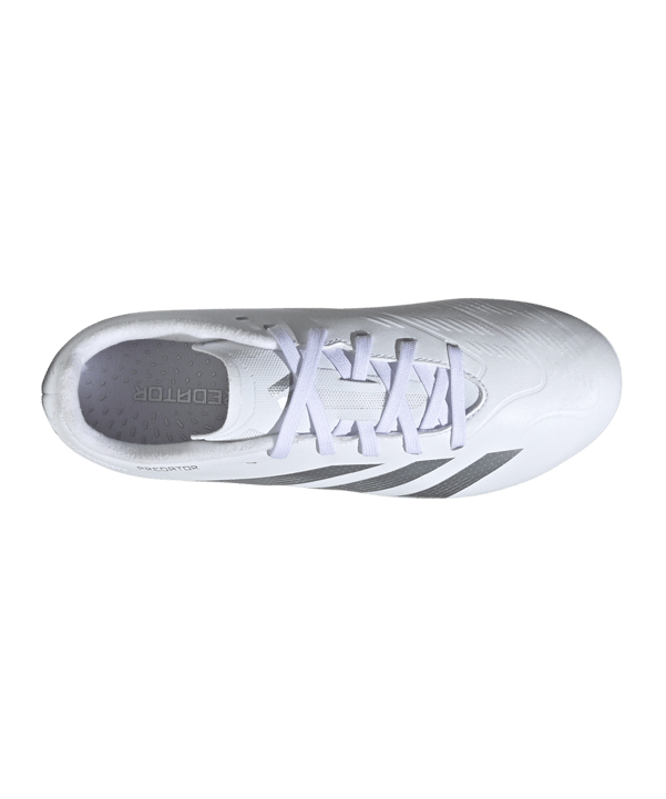 adidas Predator League FG Pearlized Kids Weiss Silber Weiss - weiss