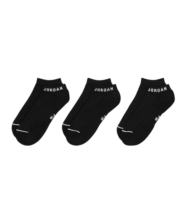Jordan Everyday Cush No Show Socken Schwarz F010 - schwarz
