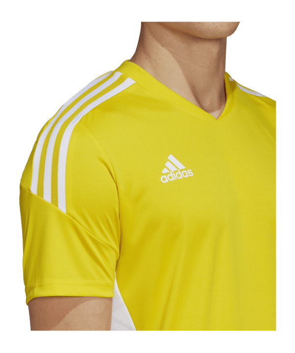 adidas Condivo 22 Trikot Gelb Weiss - gelb