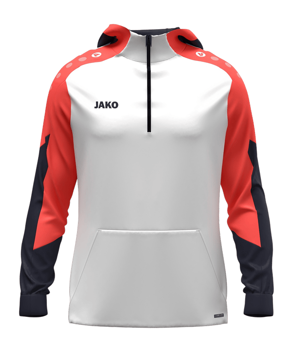 JAKO Dynamic Kapuzenjacke Weiß F026 - weiss