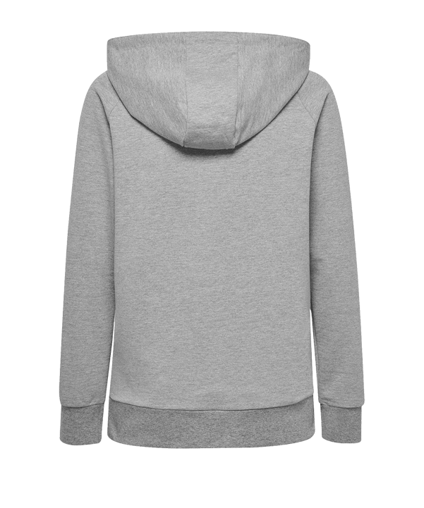 Hummel Cotton Logo Hoody Damen Grau F2006 - grau