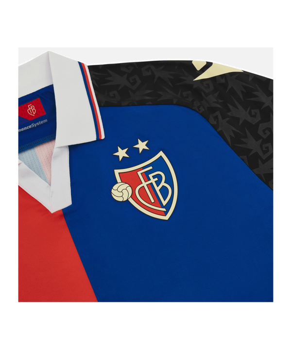 Macron FC Basel Trikot Home 2023/2024 Rot Blau - rot