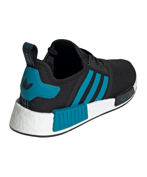 adidas Originals NMD_R1 Schwarz Türkis - schwarz