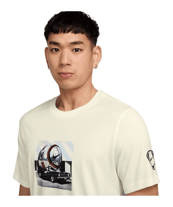 Nike Soccer T-Shirt Weiß F133 - weiss