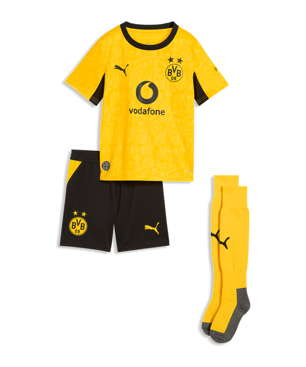 PUMA Borussia Dortmund Trikot Set Home 2026/2027 Kinder Gelb F01 - gelb