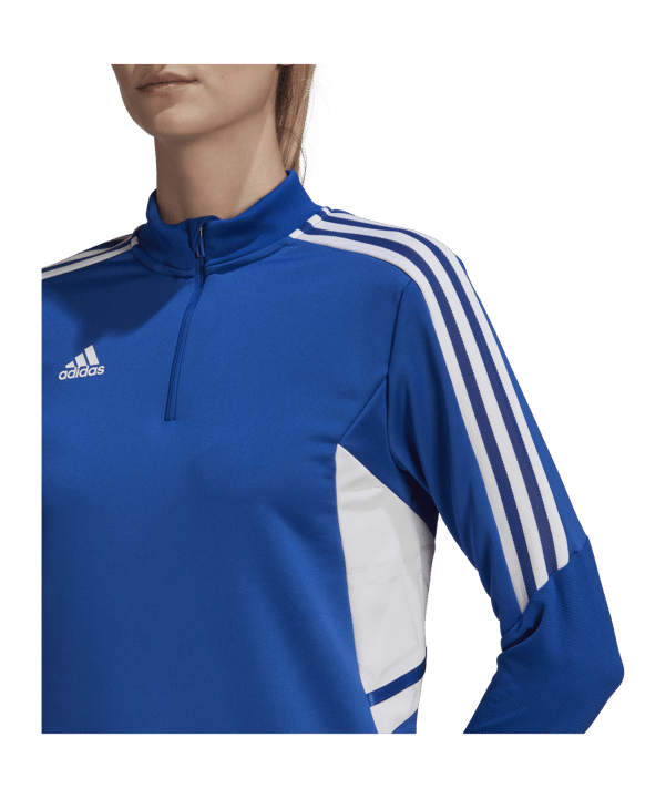 adidas Condivo 22 HalfZip Sweatshirt Damen Blau - blau