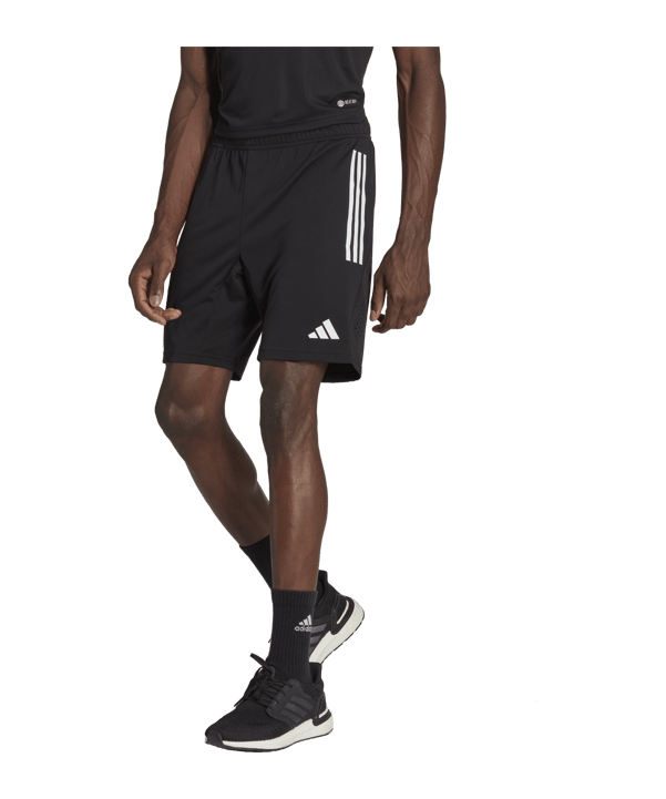 adidas Tiro 23 Short Schwarz Weiss - schwarz