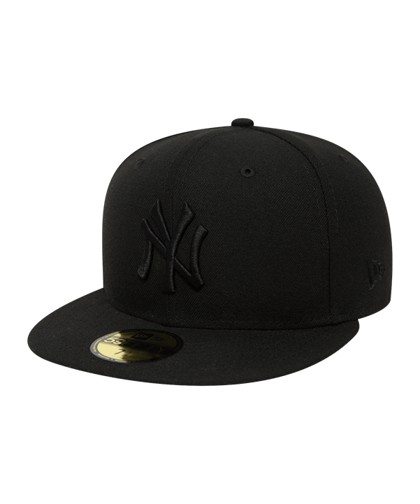 New Era NY Yankees Fitted Cap Schwarz - schwarz