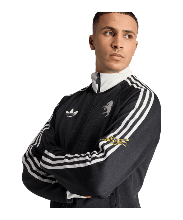 adidas Juventus Turin Originals Track Top Jacke Schwarz - schwarz