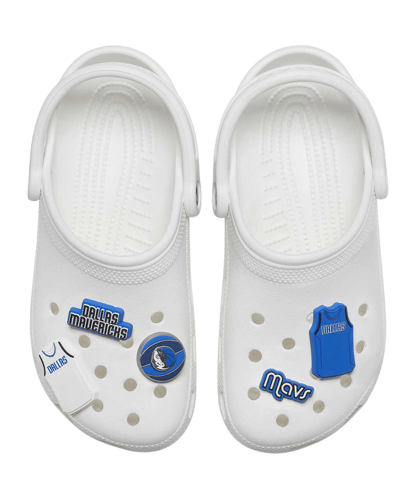 Crocs Nba Dallas Mavericks Jibbitz 5Er Pack Pin Pin Blau - blau