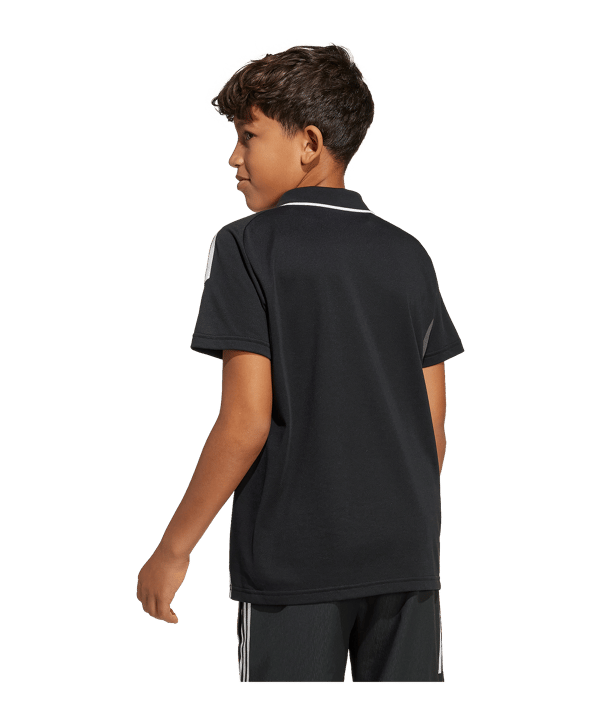 adidas Tiro 25 Competition Polo Kids Schwarz - schwarz