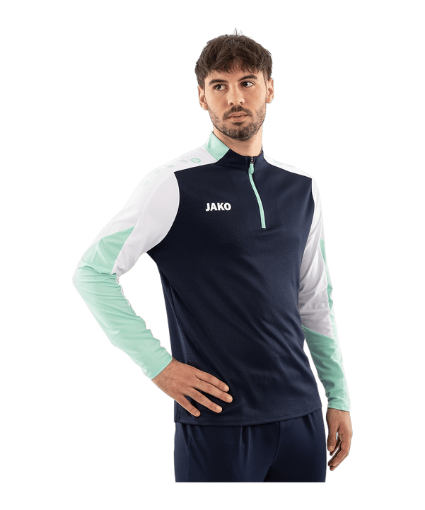 JAKO Dynamic Ziptop Sweatshirt Blau F915 - blau