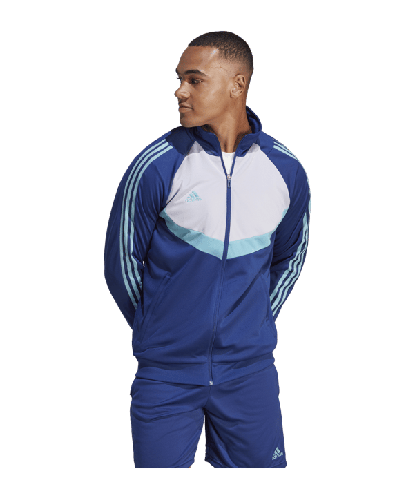 adidas Tiro Jacke Blau - blau