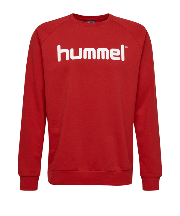 Hummel Cotton Logo Sweatshirt Rot F3062 - rot