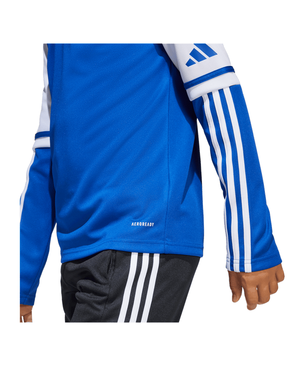 adidas Squadra 25 HalfZip Sweatshirt Kids Hellblau - blau