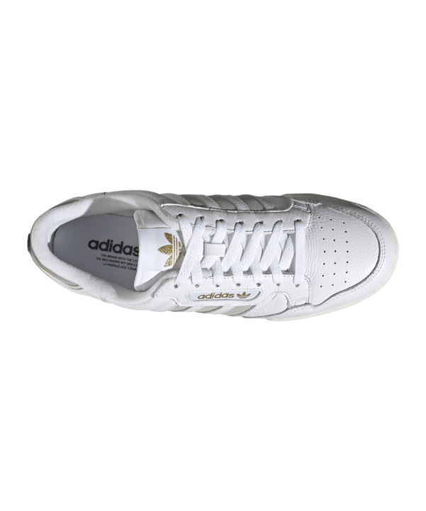 adidas Originals Continental 80 Stripes Weiss Grau - weiss