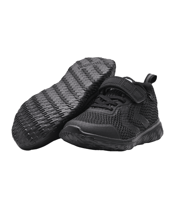 Hummel Actus Recycled Tex Sneaker Kids Schwarz F2001 - schwarz