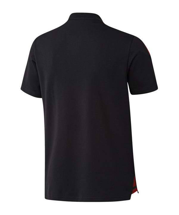 adidas Manchester United Poloshirt Schwarz - schwarz
