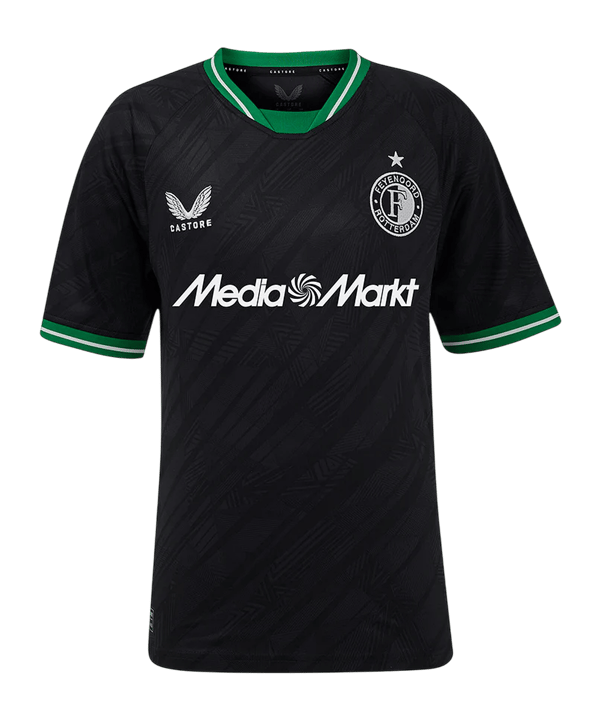 Castore Feyenoord Rotterdam Trikot Away 2024/2025 Kids Schwarz F010 - schwarz