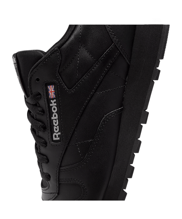 Reebok Classic Leather Sneaker Schwarz - schwarz