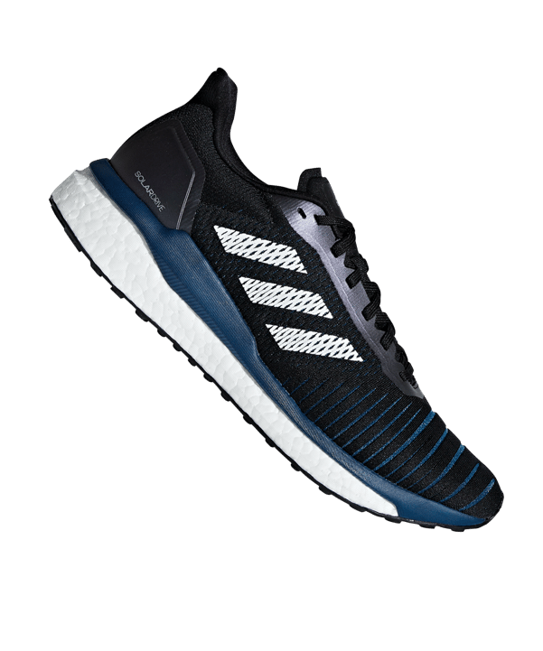 adidas Solar Drive Running Schwarz Blau - schwarz