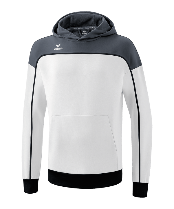 Erima Change by Hoody Kids Weiss Grau - weiss