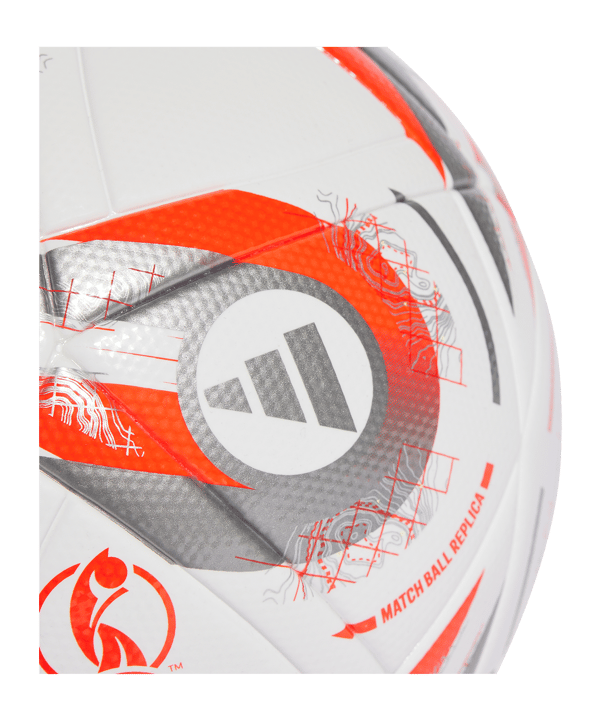 adidas League Final Trainingsball EM 2025 Weiß - weiss