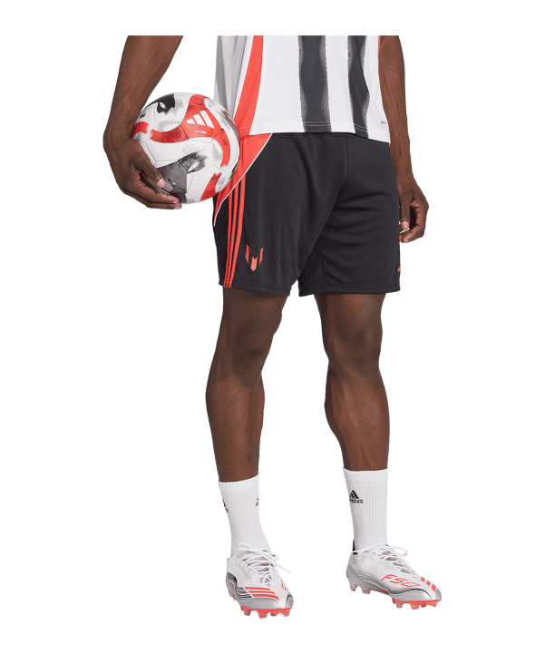 adidas Messi Short Schwarz - schwarz