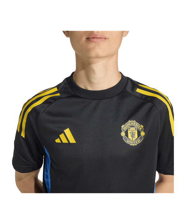 adidas Manchester United Cup Training Trikot 2025/2026 Kids Schwarz - schwarz
