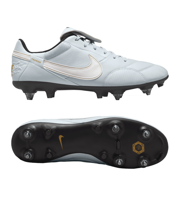 Nike Premier III SG-Pro AC Grau Weiss Schwarz F011 - grau