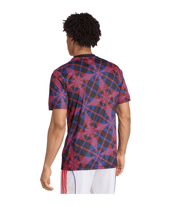 adidas Olympique Lyon Prematch T-Shirt 2025/2026 Schwarz - schwarz