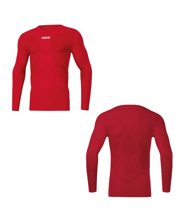 JAKO Comfort Recycelt langarm Kids Rot F110 - rot