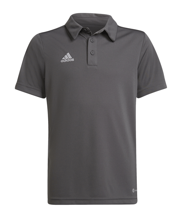 adidas Entrada 22 Poloshirt Kids Grau - grau