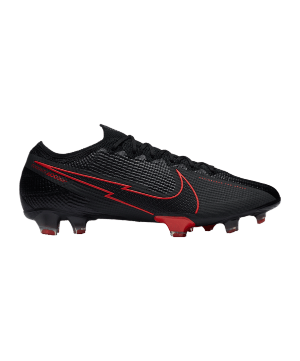 Nike Mercurial Vapor XIII Black X Chile Red Elite FG Schwarz F060 - schwarz