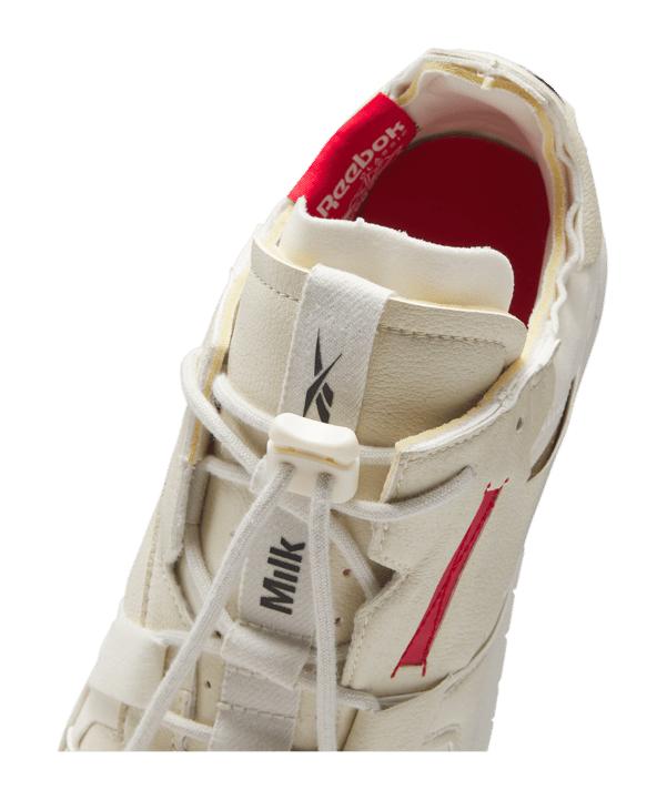 Reebok Classic Vegan Beige Rot Schwarz Laufschuh - beige