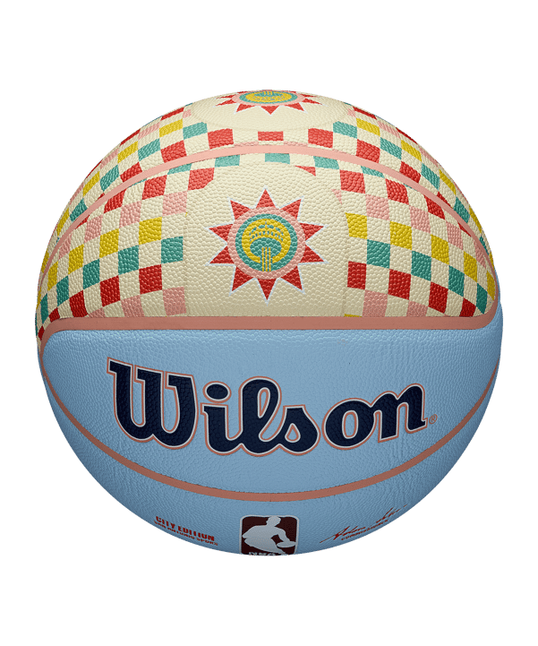 Wilson NBA Team City Collektor SAN SPUR Ball 2024 Blau - blau
