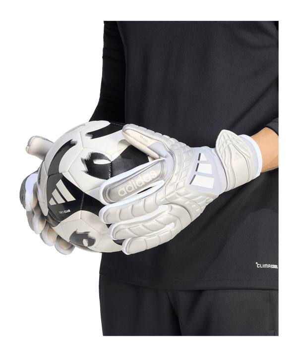 adidas Copa Pro Fingersave Torwarthandschuhe Grau - grau
