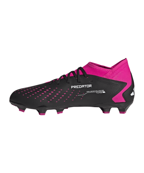 adidas Predator Accuracy.3 FG Own Your Football Schwarz Weiss Pink - schwarz