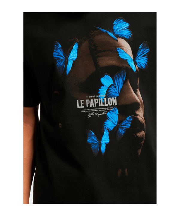 Mister Tee Le Papilloversized T-Shirt Schwarz - schwarz