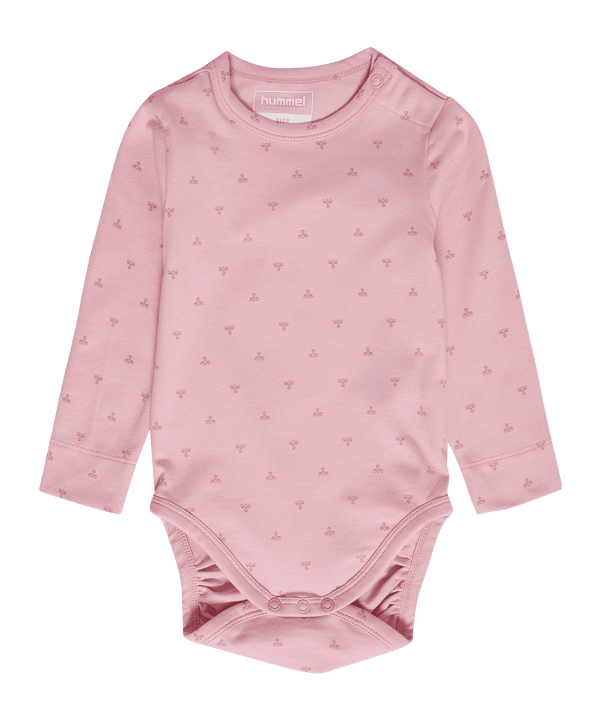 Hummel Mini Bee Aop Body L/S Anzug Kids Rosa F3221 - rosa