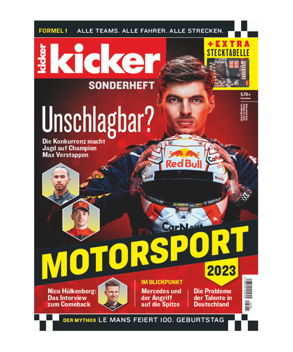 kicker Sonderheft Motorsport 2023 - rot