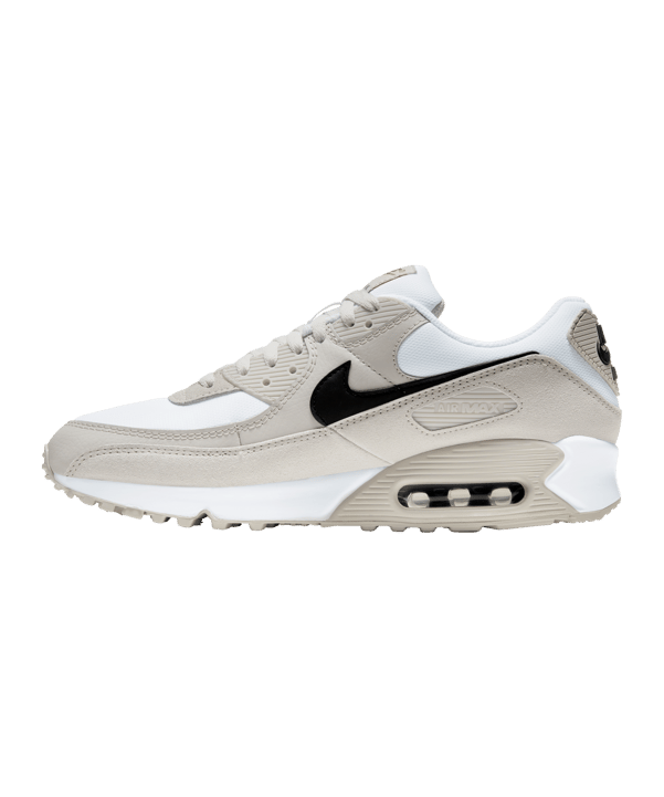 Nike Air Max 90 Weiss Schwarz Orange F100 - weiss
