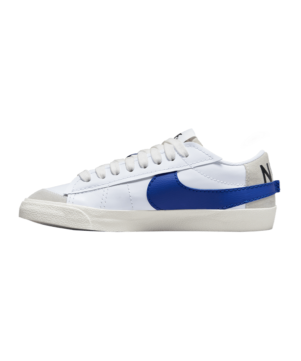 Nike Blazer Low 77 Jumbo Weiss Blau F100 - weiss