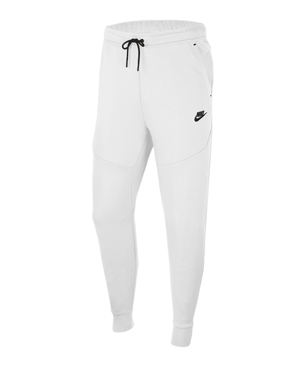 Nike Tech Fleece Jogginghose Weiss Schwarz F100 - weiss