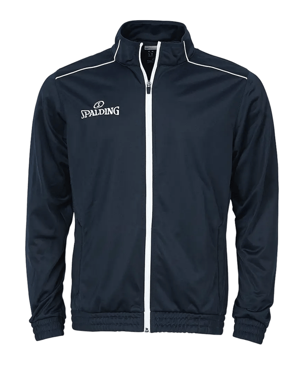 Spalding Team Warm Up Jacke Kids Blau F02 - schwarz