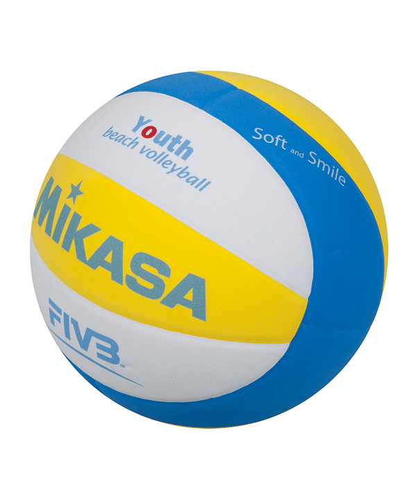 Mikasa Beachvolleyball SBV Youth Beach-Volleyball Ball Weiss - weiss